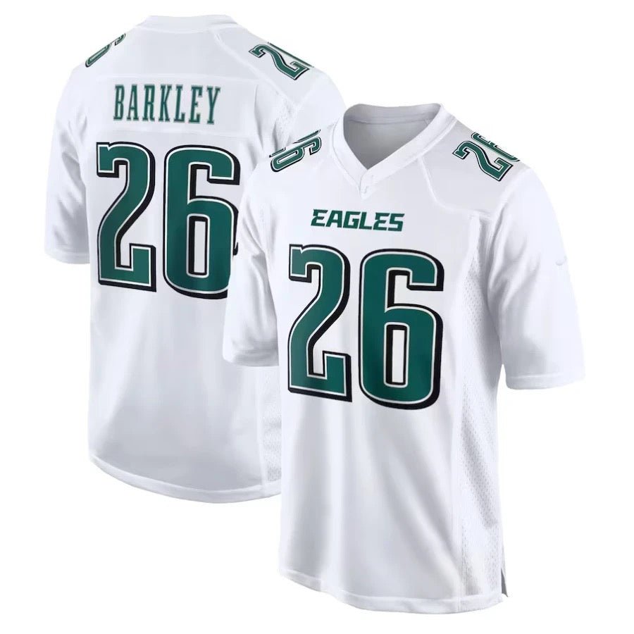 Replica Men's Custom Tundra White Philadelphia Eagles Fashion Game Jersey - Merch Arena
