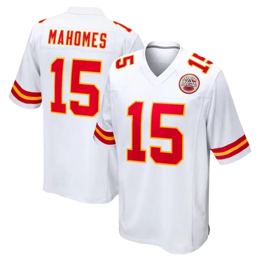 Replica Men's Kansas City Chiefs Custom White Game Jersey - Merch Arena