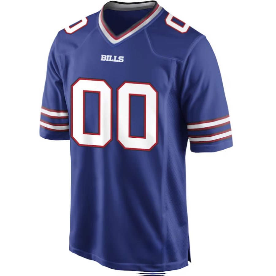 Replica Men's Buffalo Bills Blue Royal Custom Game Jersey - Merch Arena