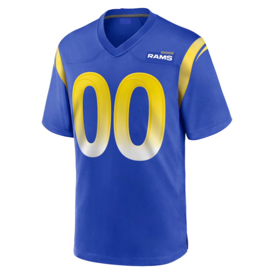 Replica Men's Los Angeles Rams Blue Alternate Custom Jersey - Merch Arena
