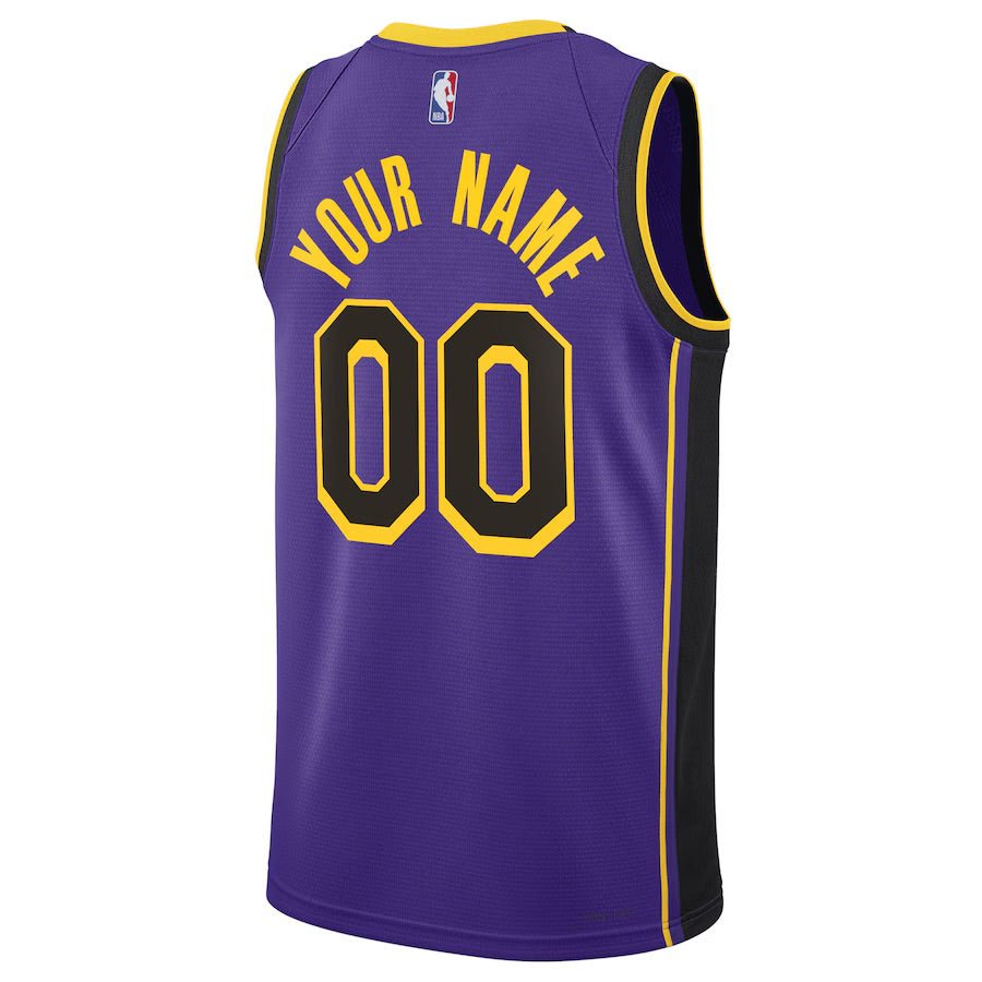 Replica Unisex Los Angeles Lakers Custom Purple Player Jersey - Merch Arena