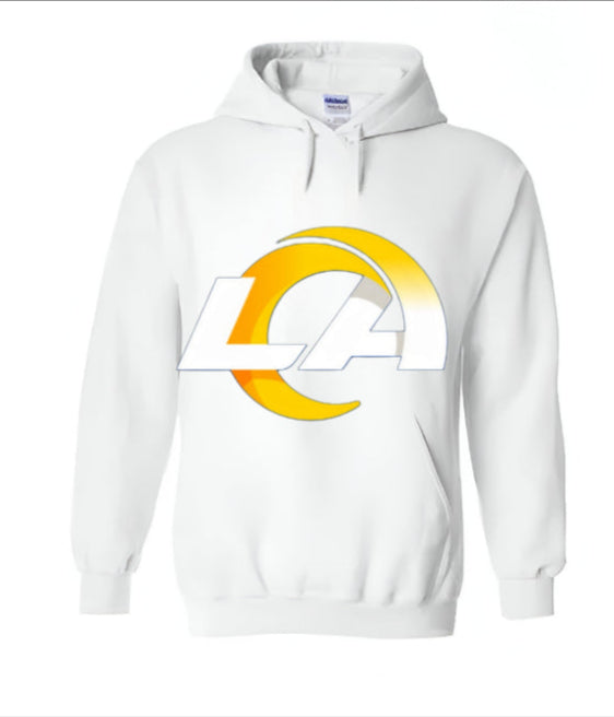 Unisex Men/Woman Any team NFL White Ground Lettering Pullover Hoodie - Merch Arena