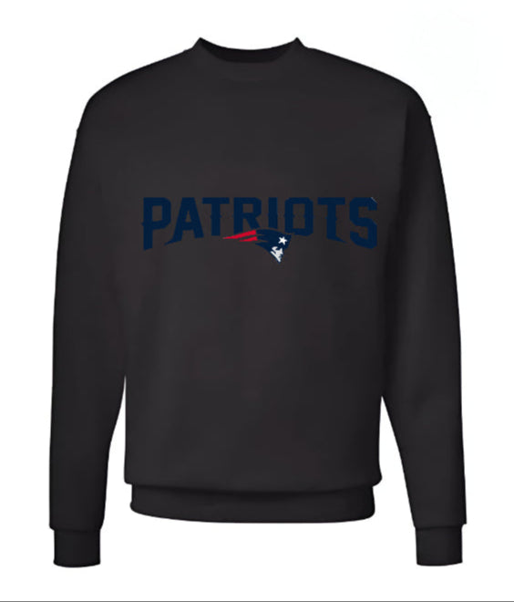 Unisex Men/Woman Any team NFL Black Ground Lettering Pullover Sweatshirt - Merch Arena