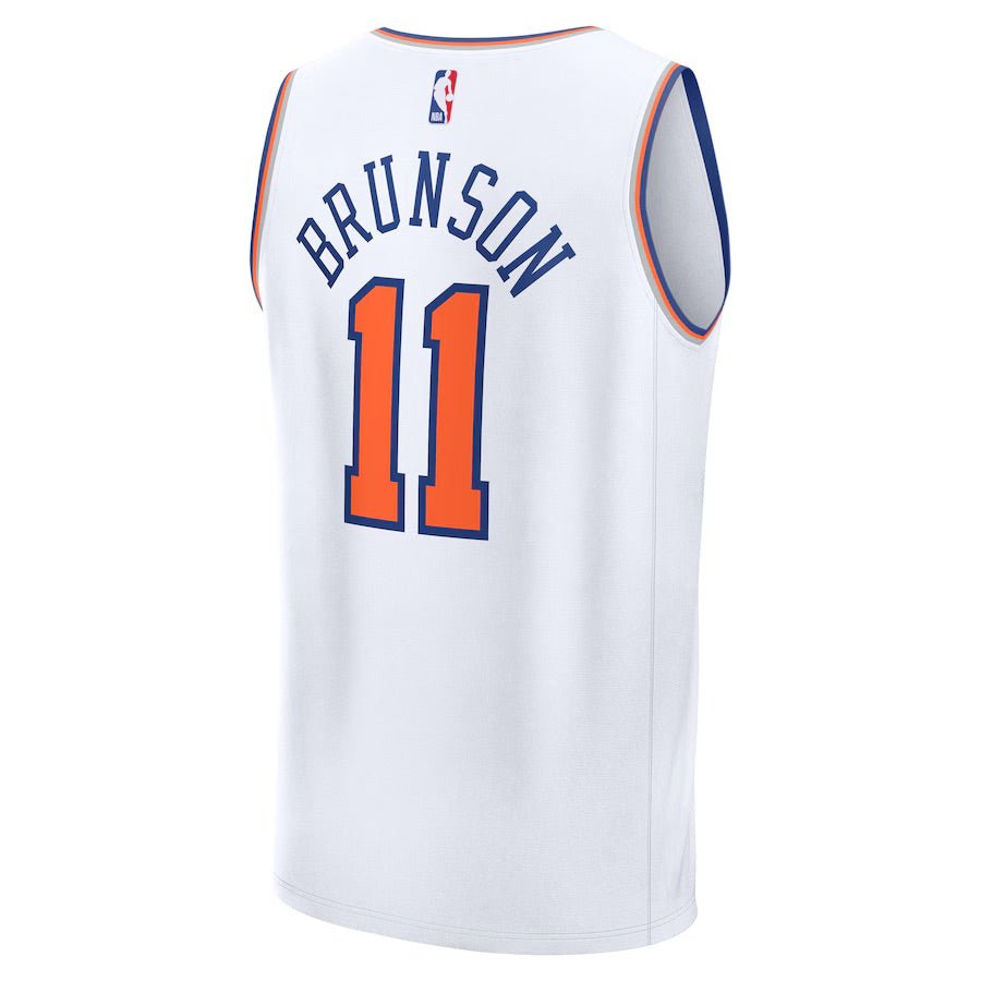 Replica Men's New York Knicks Fanatics White Fast Break Custom Jersey - Merch Arena