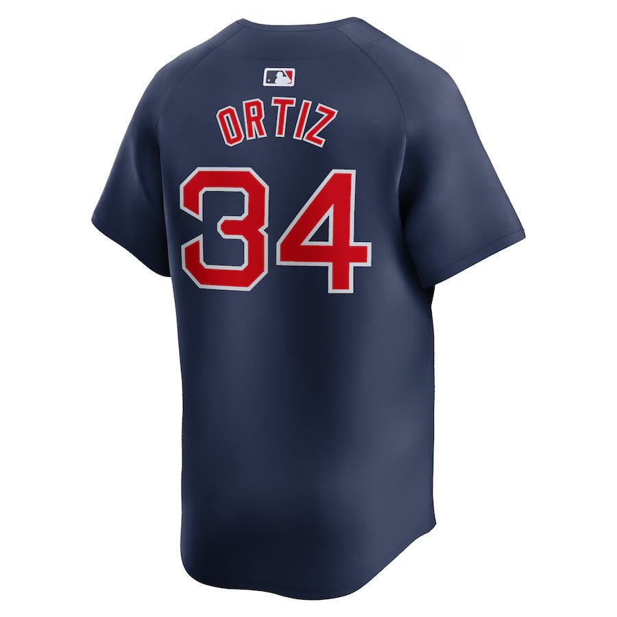 Replica Men's Boston Red Sox Custom Navy Alternate Limited Player Jersey - Merch Arena