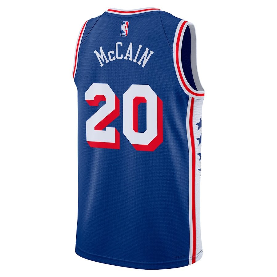 Replica UniSex Philadelphia 76ers Custom Royal Swingman Jersey - Merch Arena