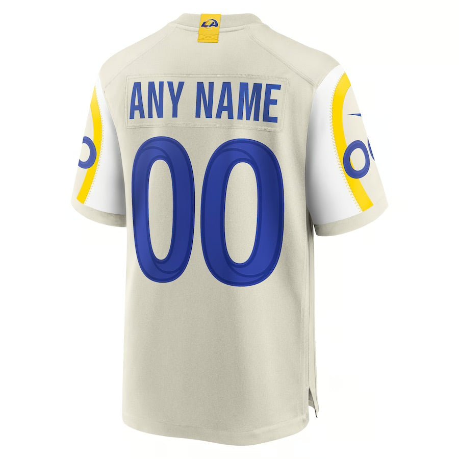 Replica Men's Los Angeles Rams Bone Alternate Custom Jersey - Merch Arena