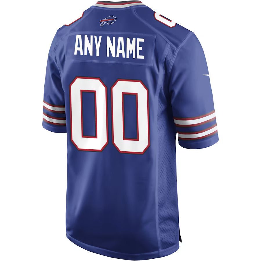 Replica Men's Buffalo Bills Blue Royal Custom Game Jersey - Merch Arena