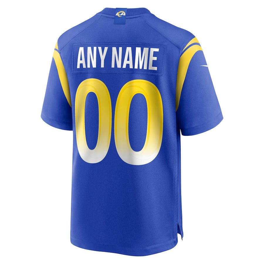 Replica Men's Los Angeles Rams Blue Alternate Custom Jersey - Merch Arena