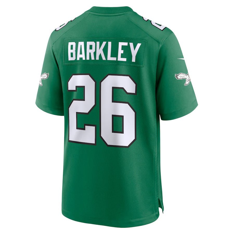 Replica Men's Custom Kelly Green Philadelphia Eagles Alternate Game Jersey - Merch Arena