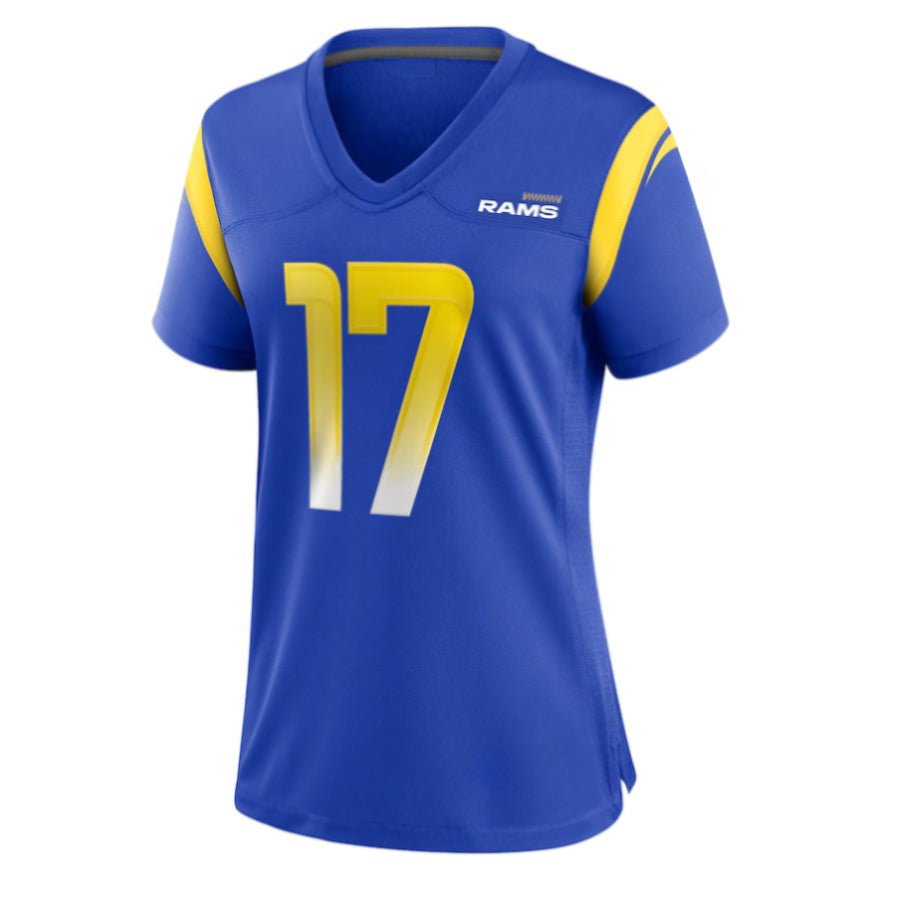 Replica Women's Los Angeles Rams Blue Alternate Custom Jersey - Merch Arena