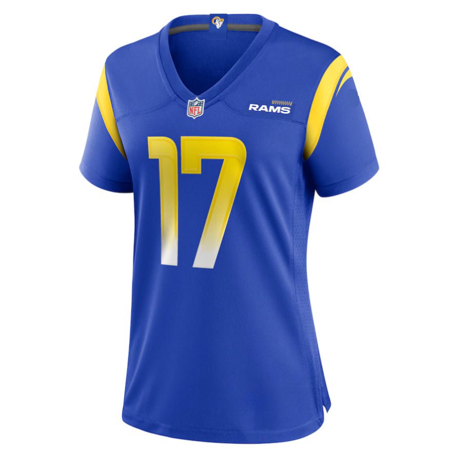 Replica Women's Los Angeles Rams Blue Alternate Custom Jersey - Merch Arena