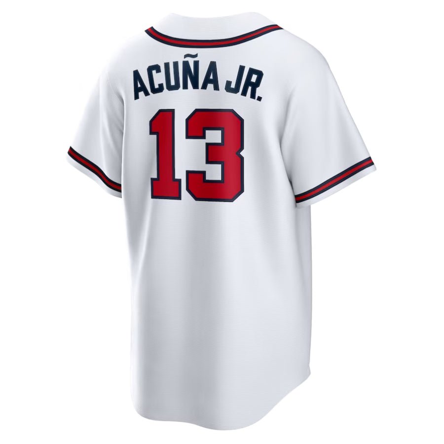 Replica Men's Atlanta Braves Custom White Home Replica Player Name Jersey - Merch Arena