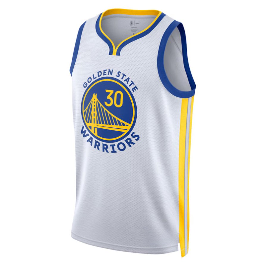 Replica UniSex Golden State Warriors Custom Fanatics White Fast Break Replica Jersey - Merch Arena