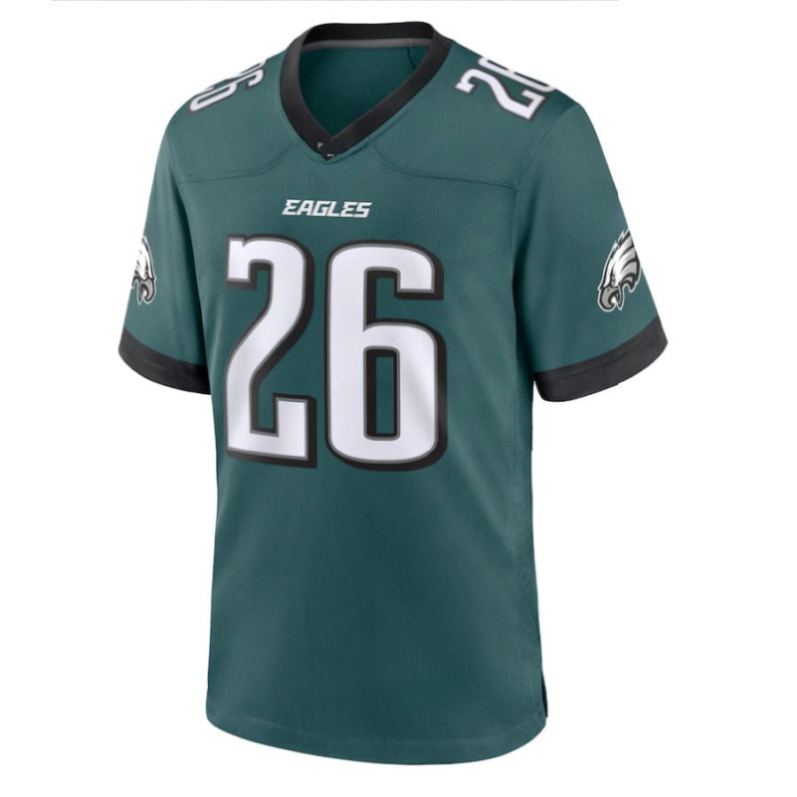 Replica Men's Custom Midnight Green Philadelphia Eagles Alternate Game Jersey - Merch Arena