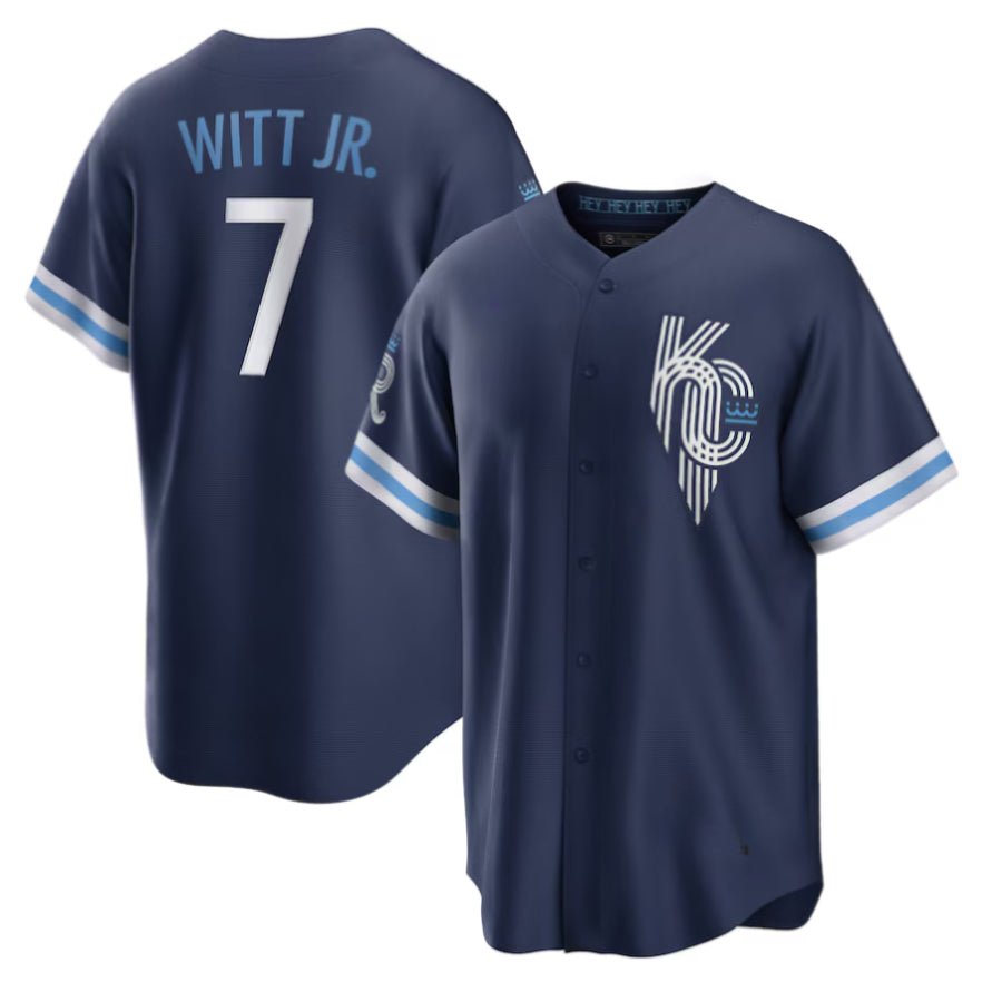 Replica Men's Kansas City Royals Custom Navy City Connect Limited Player Jersey - Merch Arena