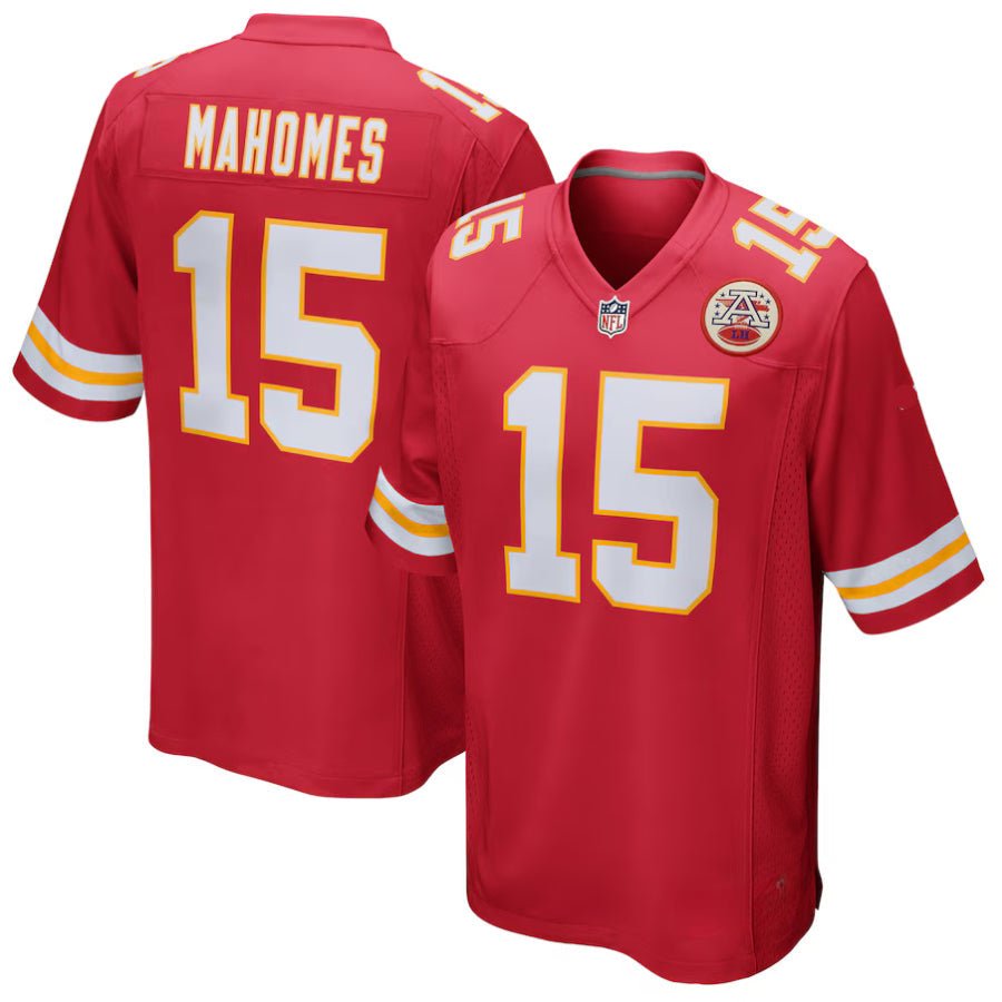Replica Men's Kansas City Chiefs Custom Red Game Jersey - Merch Arena