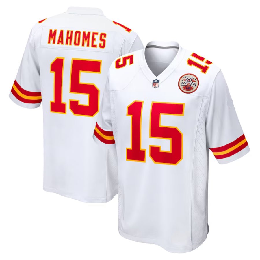 Replica Men's Kansas City Chiefs Custom White Game Jersey - Merch Arena