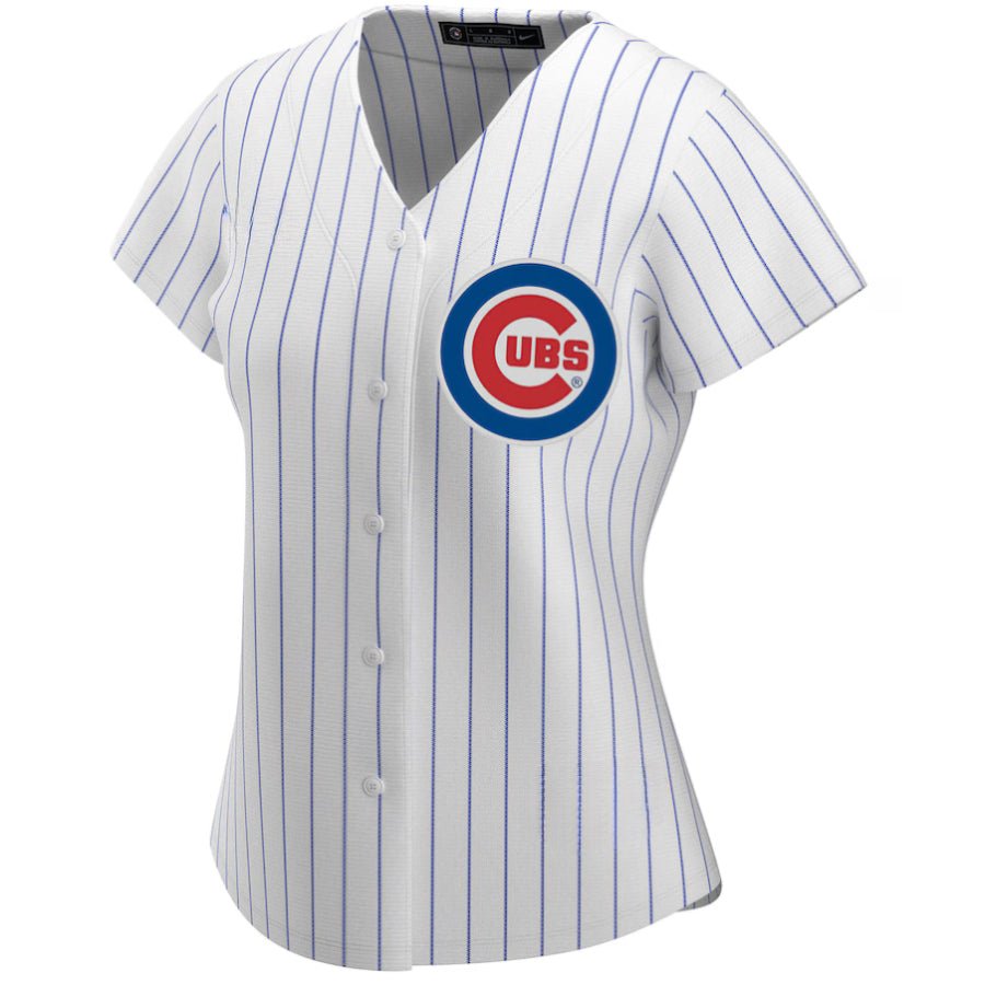 Replica Women's Chicago Cubs White Home Replica Custom Jersey - Merch Arena