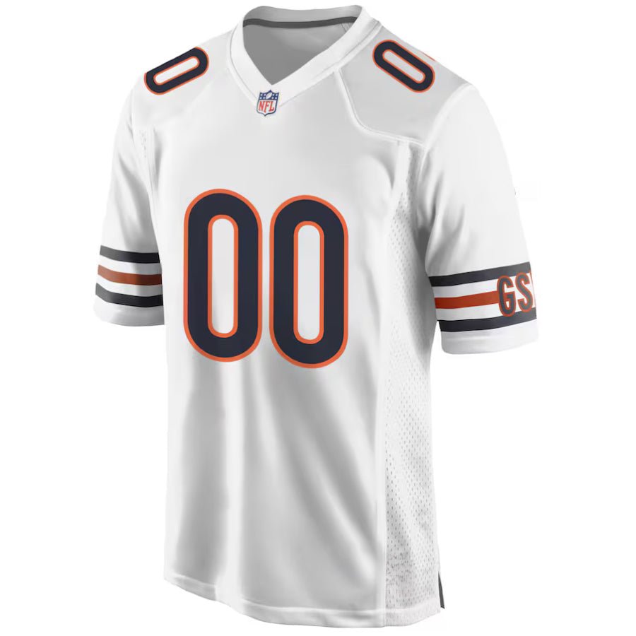 Replica Men's Chicago Bears White Custom Game Jersey - Merch Arena