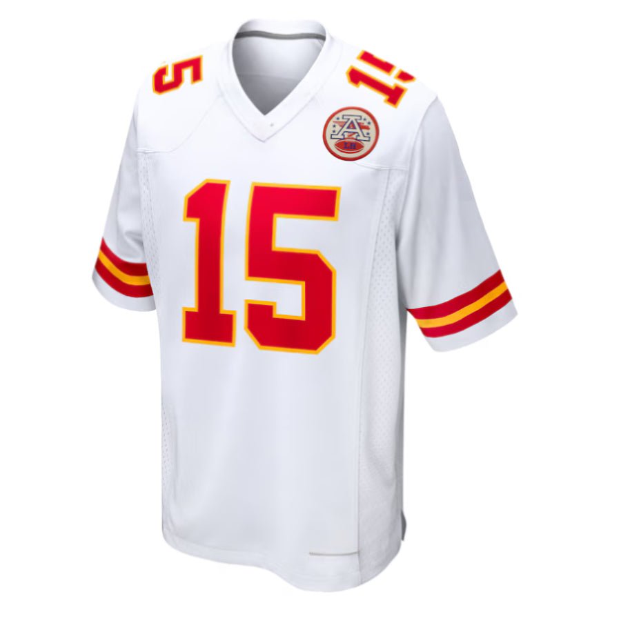 Replica Men's Kansas City Chiefs Custom White Game Jersey - Merch Arena