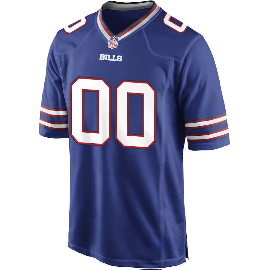 Replica Men's Buffalo Bills Blue Royal Custom Game Jersey - Merch Arena