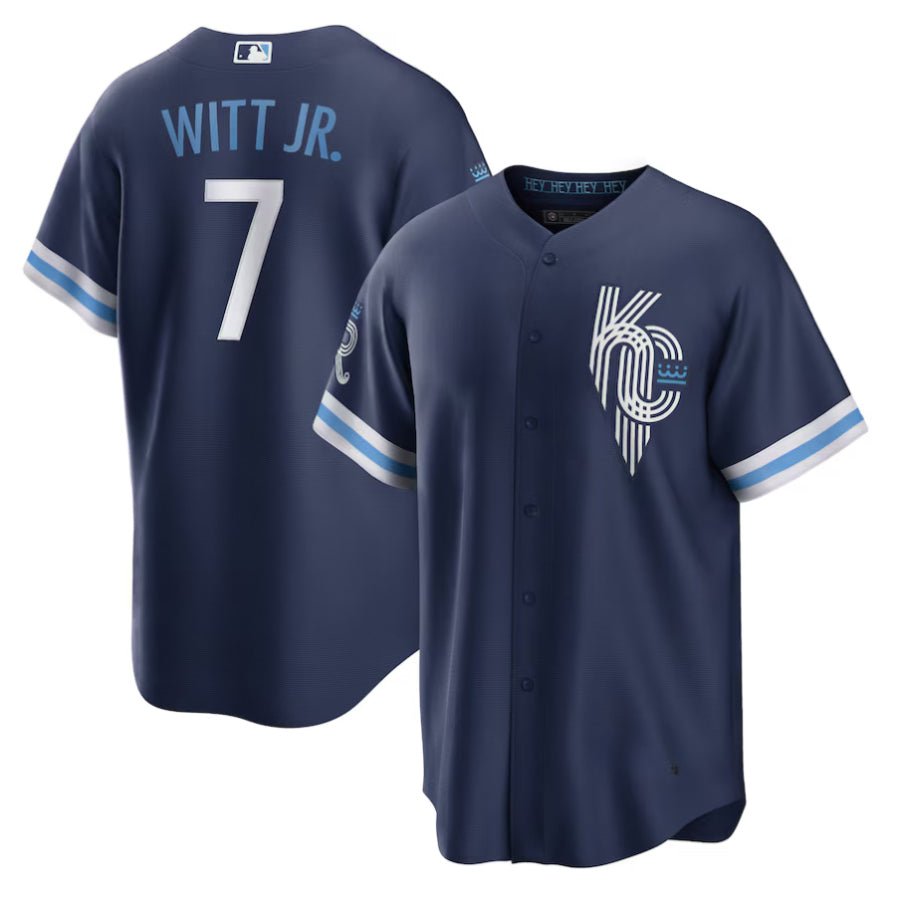 Replica Men's Kansas City Royals Custom Navy City Connect Limited Player Jersey - Merch Arena