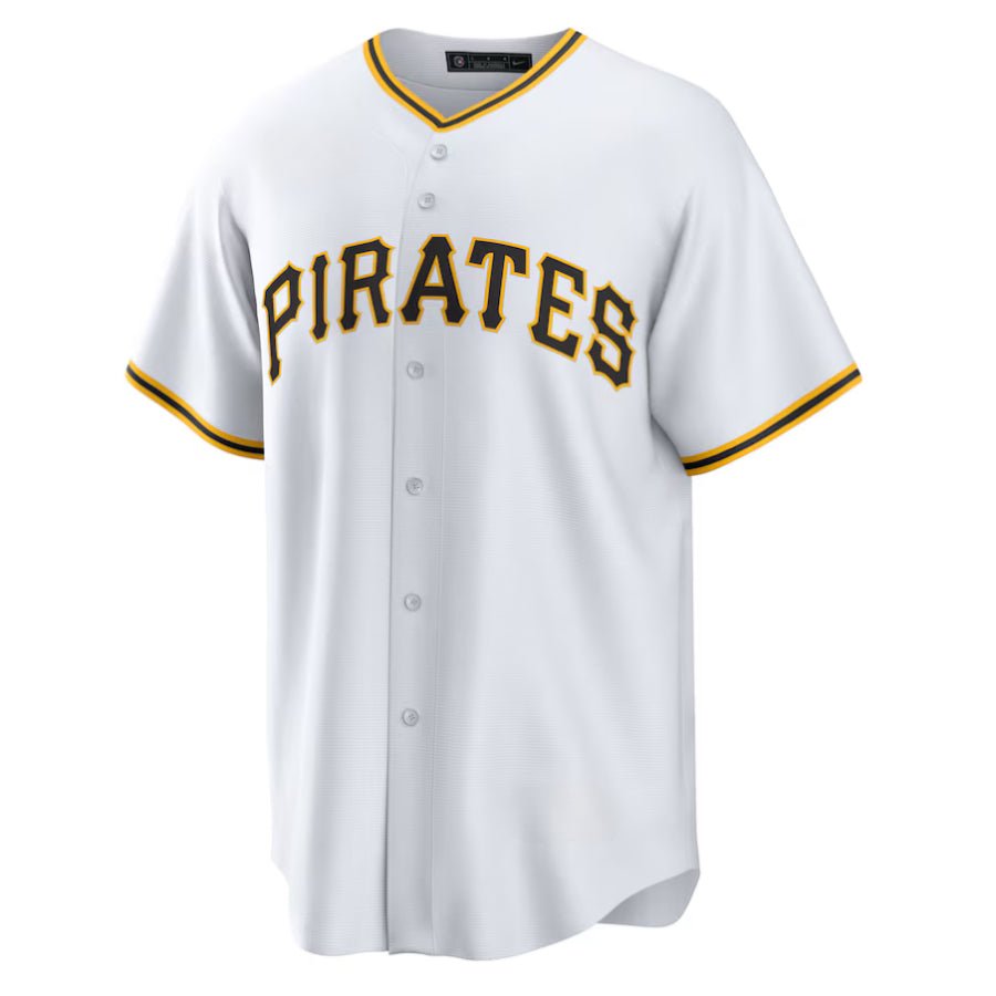 Replica Men's Pittsburgh Pirates Custom White Home Limited Player Jersey - Merch Arena