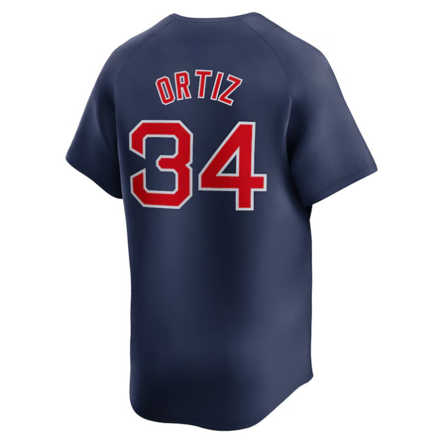 Replica Men's Boston Red Sox Custom Navy Alternate Limited Player Jersey - Merch Arena