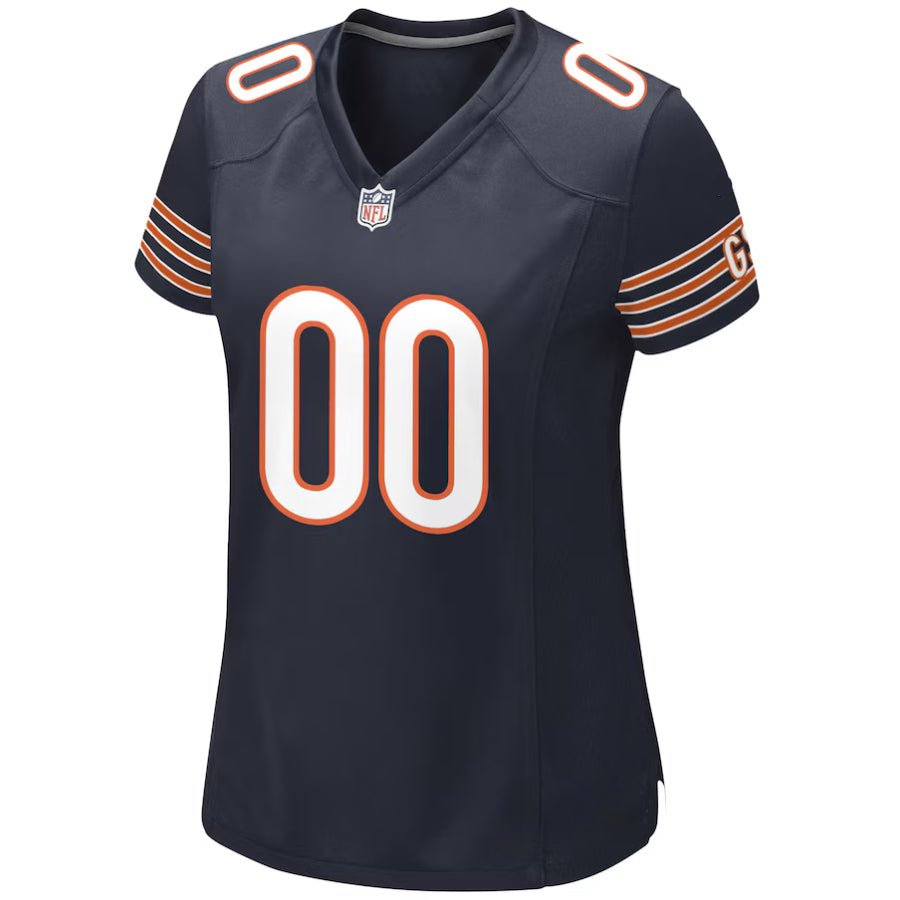 Replica Women's Chicago Bears Navy Custom Game Jersey - Merch Arena