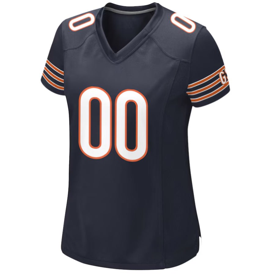 Replica Women's Chicago Bears Navy Custom Game Jersey - Merch Arena