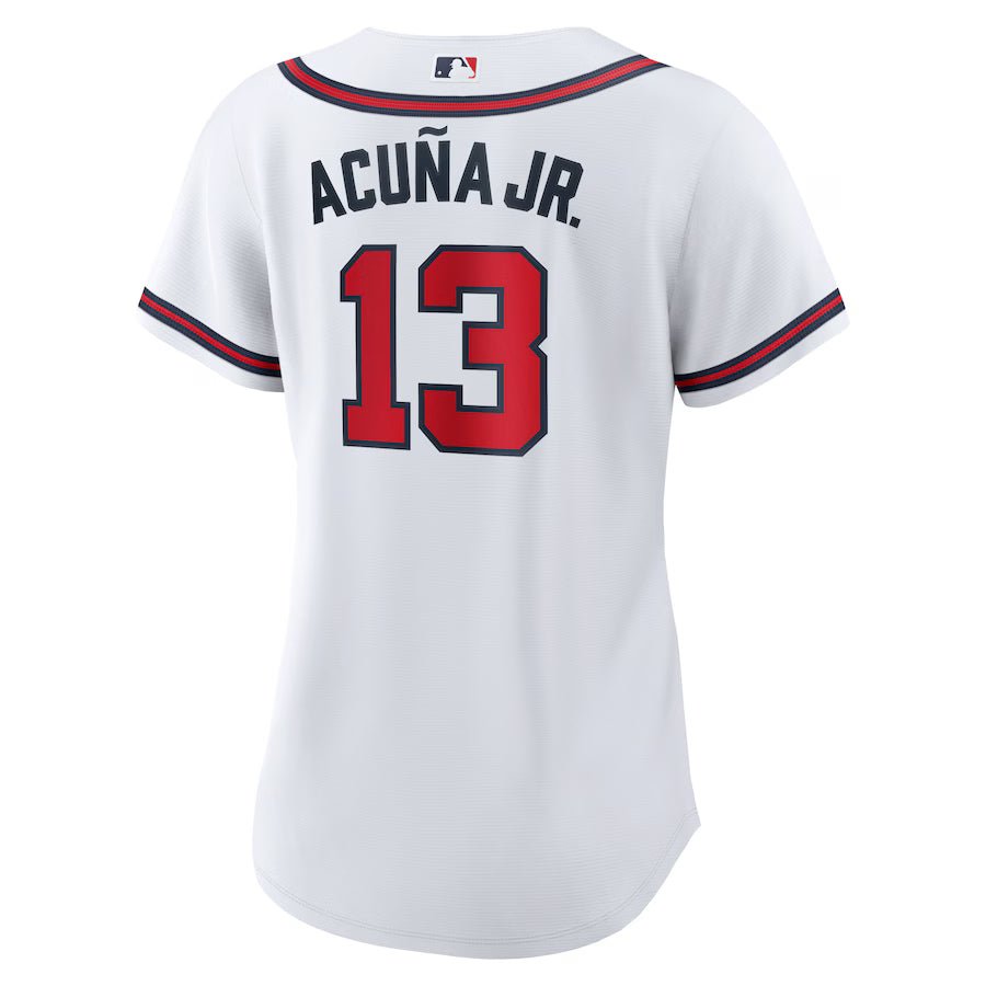 Replica Women's Atlanta Braves Ronald Custom White Home Replica Player Jersey - Merch Arena