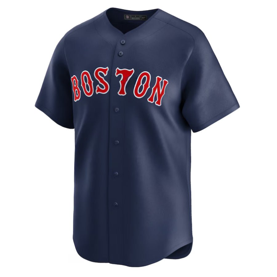 Replica Men's Boston Red Sox Custom Navy Alternate Limited Player Jersey - Merch Arena