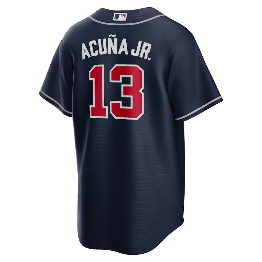 Replica Men's Atlanta Braves Custom Navy Home Replica Player Name Jersey - Merch Arena