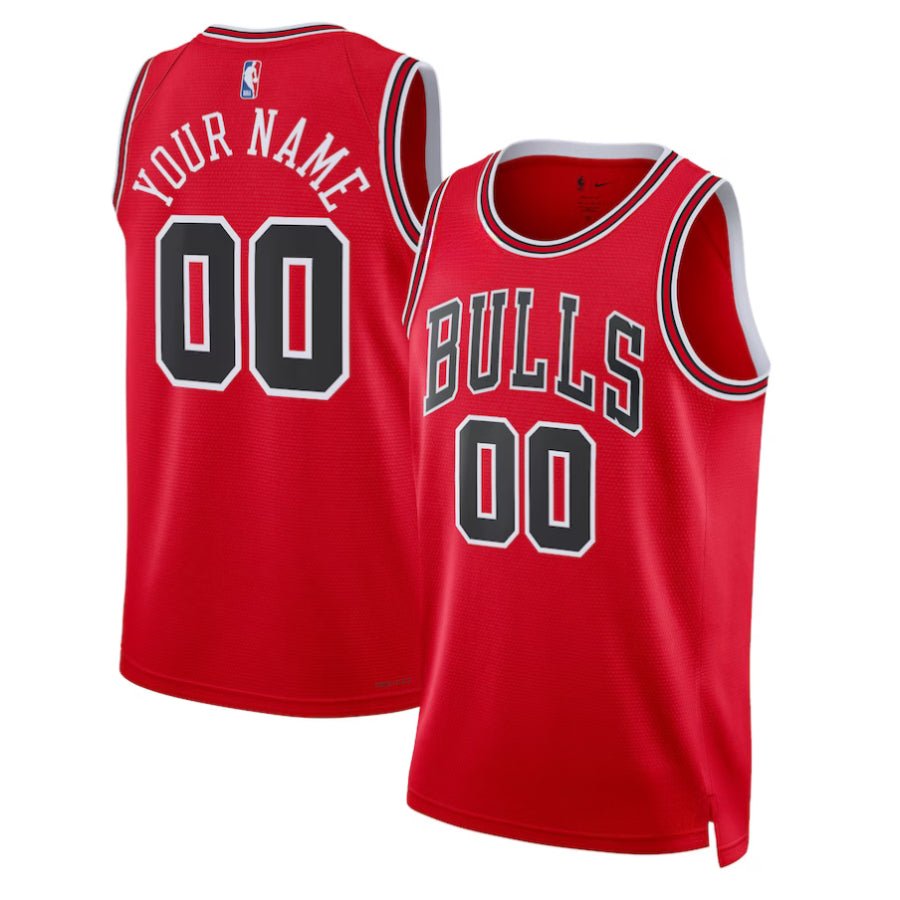 Replica Unisex Chicago Bulls Red Swingman Custom Jersey - Merch Arena