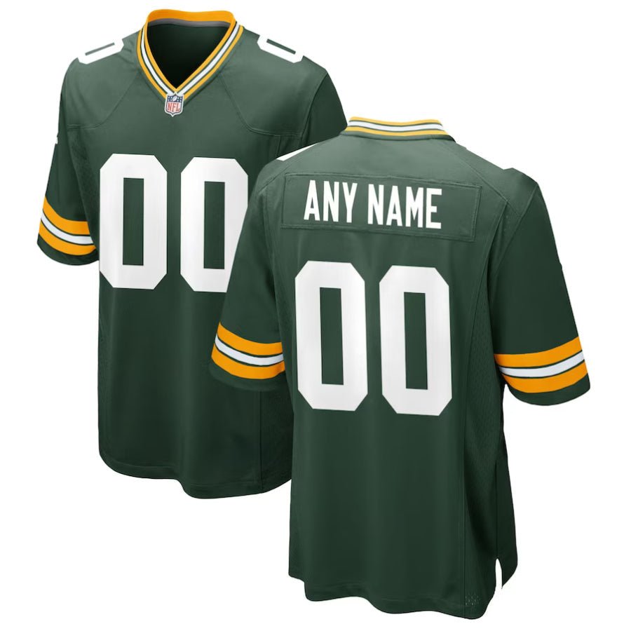 Replica Men's Green Bay Packers Green Custom Game Jersey - Merch Arena