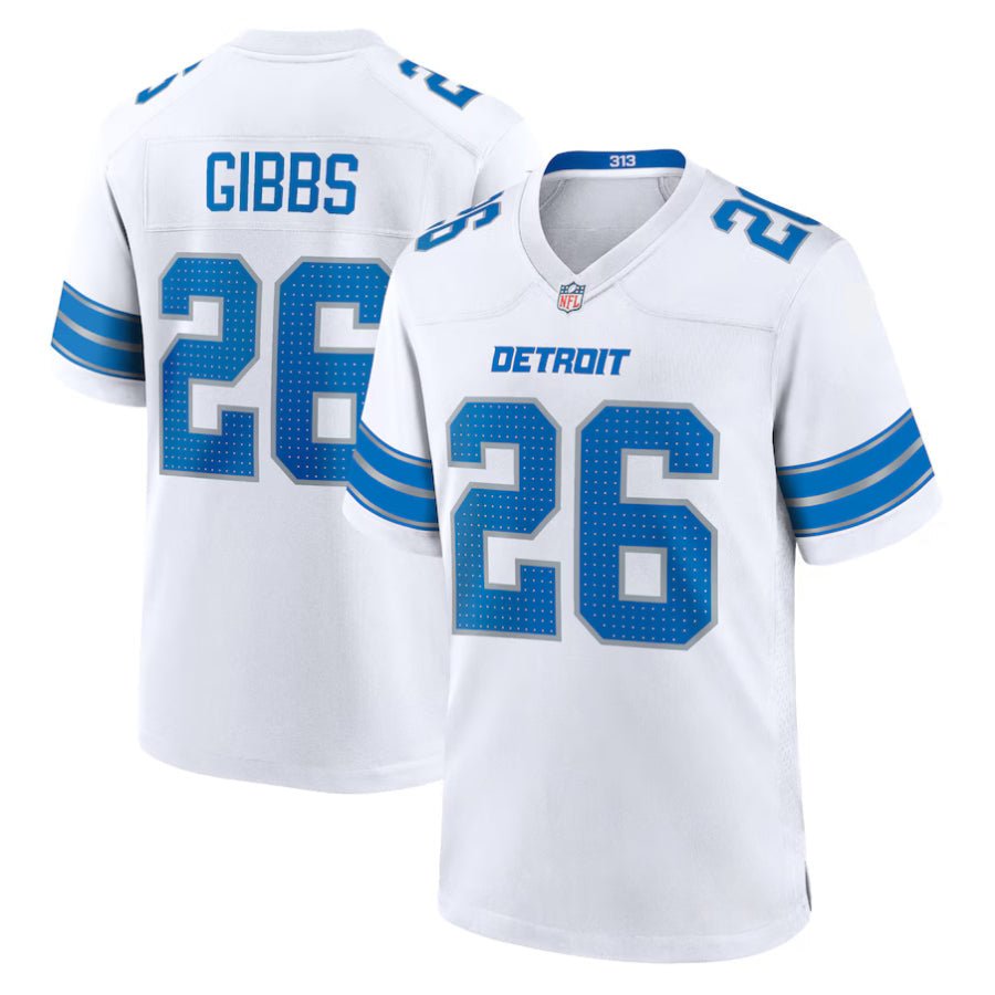Replica Men's Custom White Detroit Lions Fashion Jersey - Merch Arena