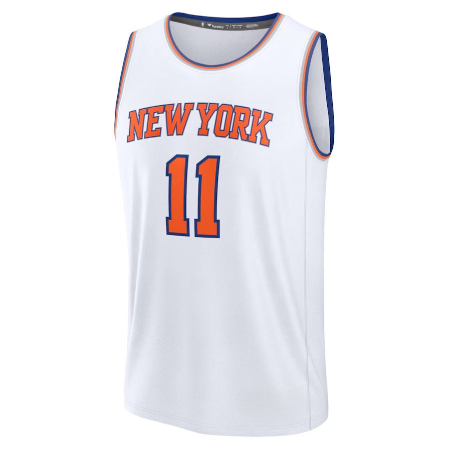 Replica Men's New York Knicks Fanatics White Fast Break Custom Jersey - Merch Arena
