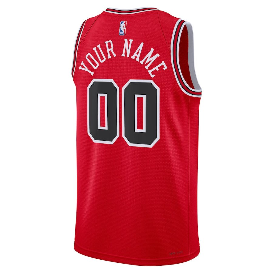 Replica Unisex Chicago Bulls Red Swingman Custom Jersey - Merch Arena
