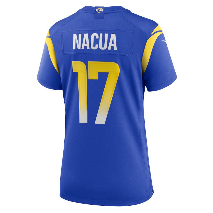 Replica Women's Los Angeles Rams Blue Alternate Custom Jersey - Merch Arena