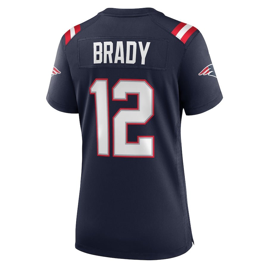 Replica Women's New England Patriots Navy Custom Game Jersey - Merch Arena