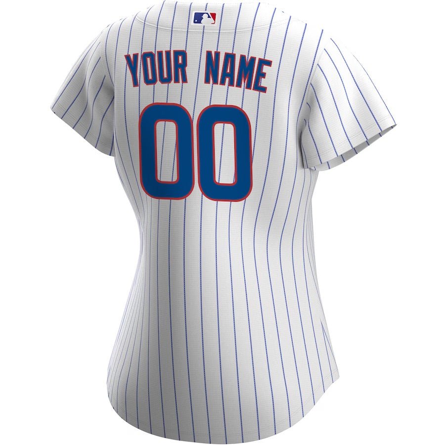 Replica Women's Chicago Cubs White Home Replica Custom Jersey - Merch Arena