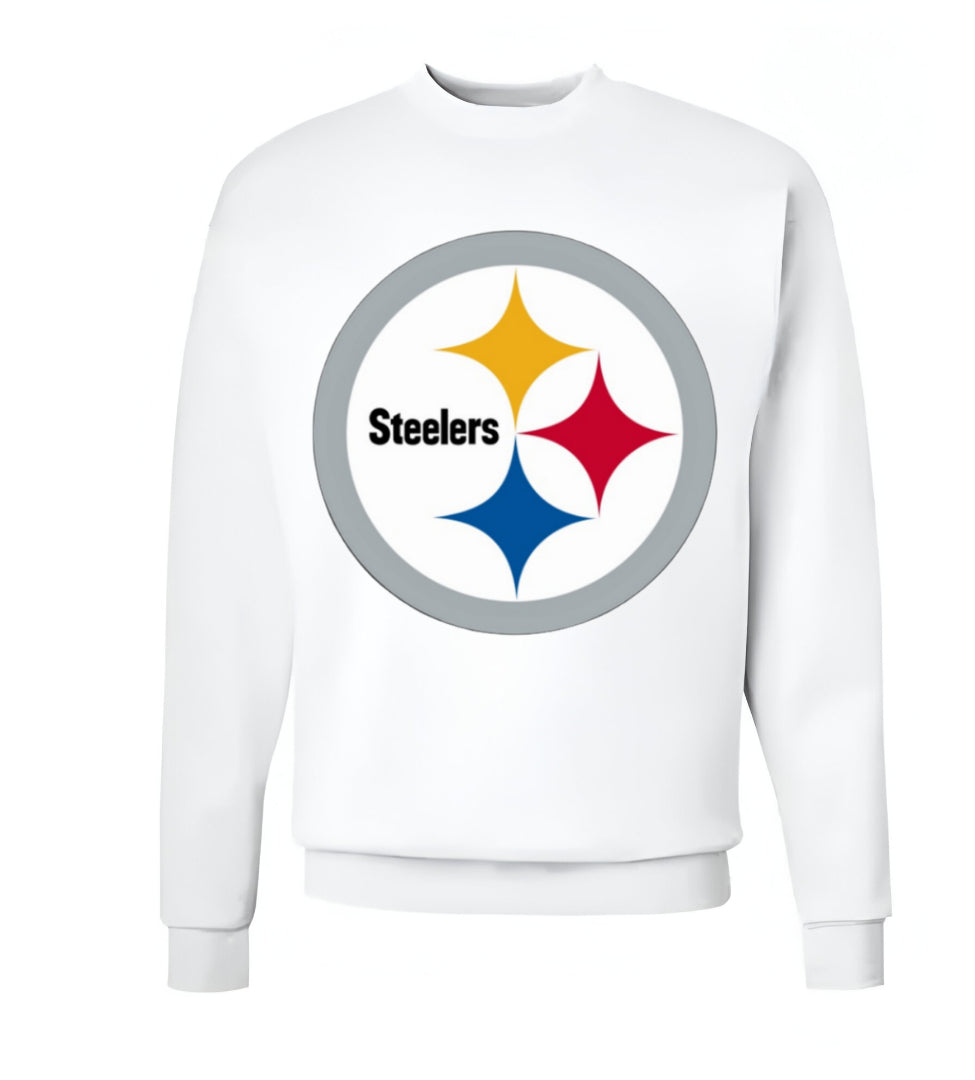 Unisex Men/Woman Any team NFL White Ground Lettering Pullover Sweatshirt - Merch Arena