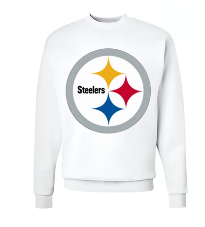Unisex Men/Woman Any team NFL White Ground Lettering Pullover Sweatshirt - Merch Arena