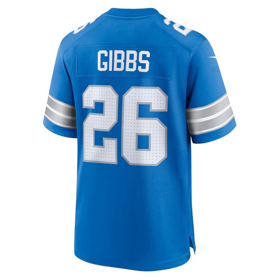 Replica Men's Custom Blue Detroit Lions Fashion Jersey - Merch Arena