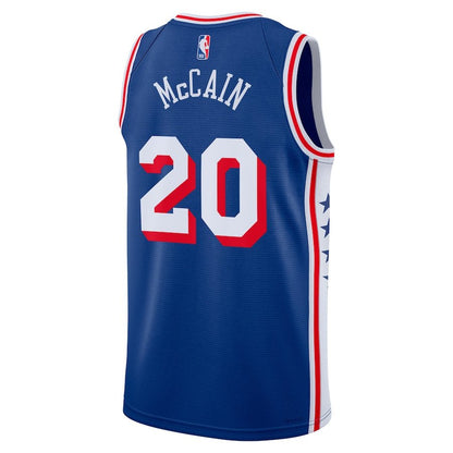 Replica UniSex Philadelphia 76ers Custom Royal Swingman Jersey - Merch Arena