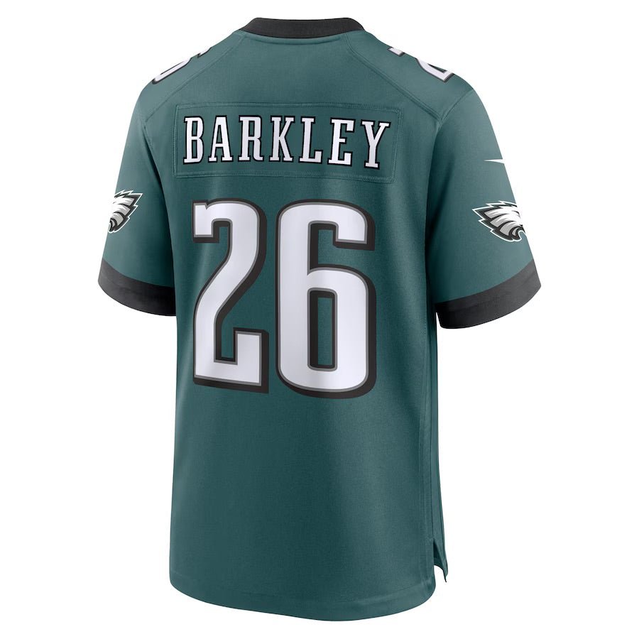 Replica Men's Custom Midnight Green Philadelphia Eagles Alternate Game Jersey - Merch Arena