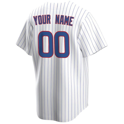 Replica Men's Chicago Cubs White Home Replica Custom Jersey - Merch Arena