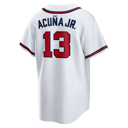 Replica Men's Atlanta Braves Custom White Home Replica Player Name Jersey - Merch Arena