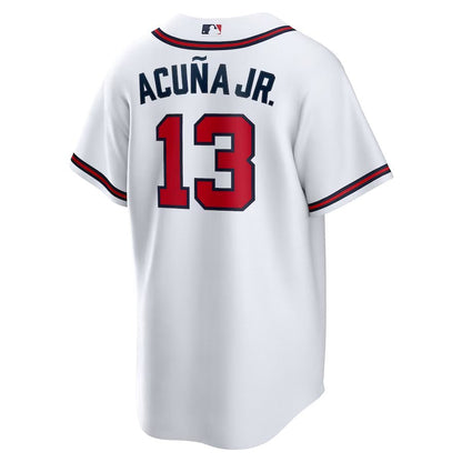 Replica Men's Atlanta Braves Custom White Home Replica Player Name Jersey - Merch Arena
